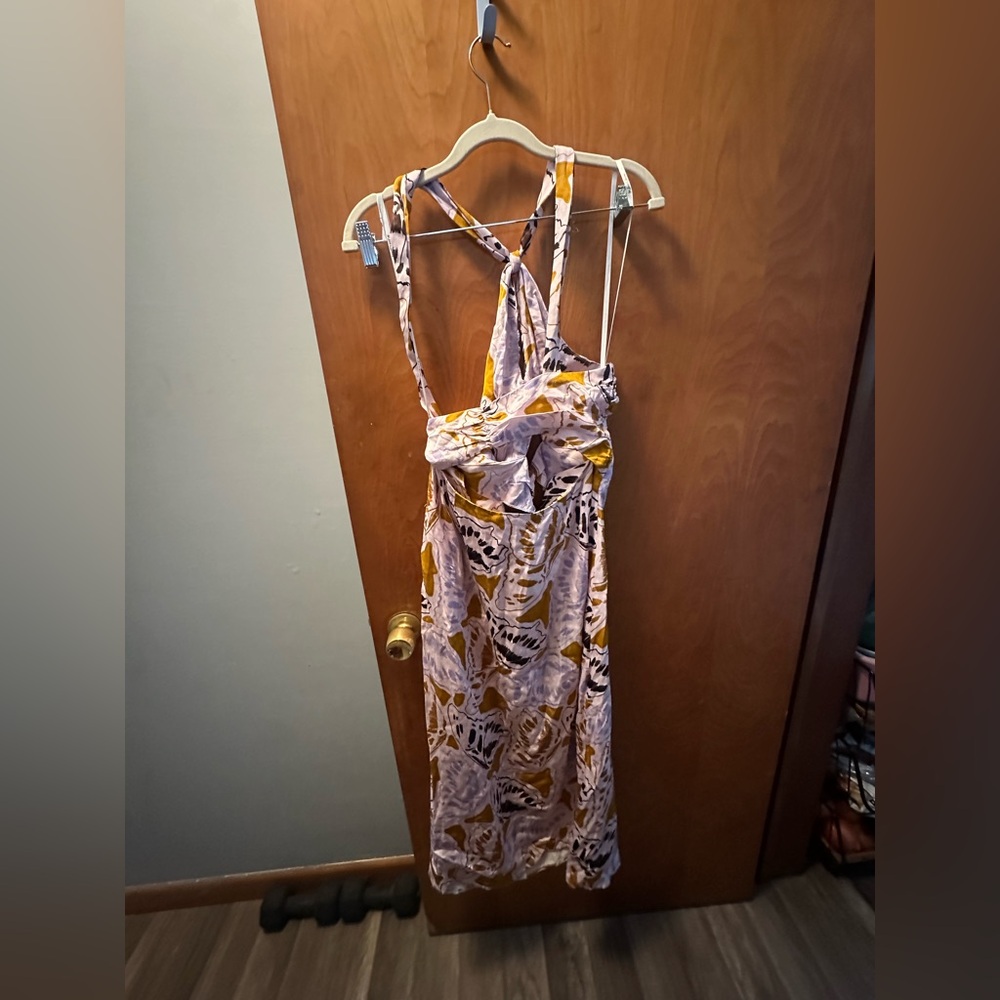 For Love and Lemons Tropical Print Halter Dress - Picture 4 of 4